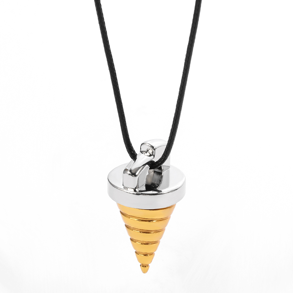 ファッションアニメ風、円錐形の螺旋模様ペンダント、漫画風チャ - Anime Pendant Necklace のレビューと価格
