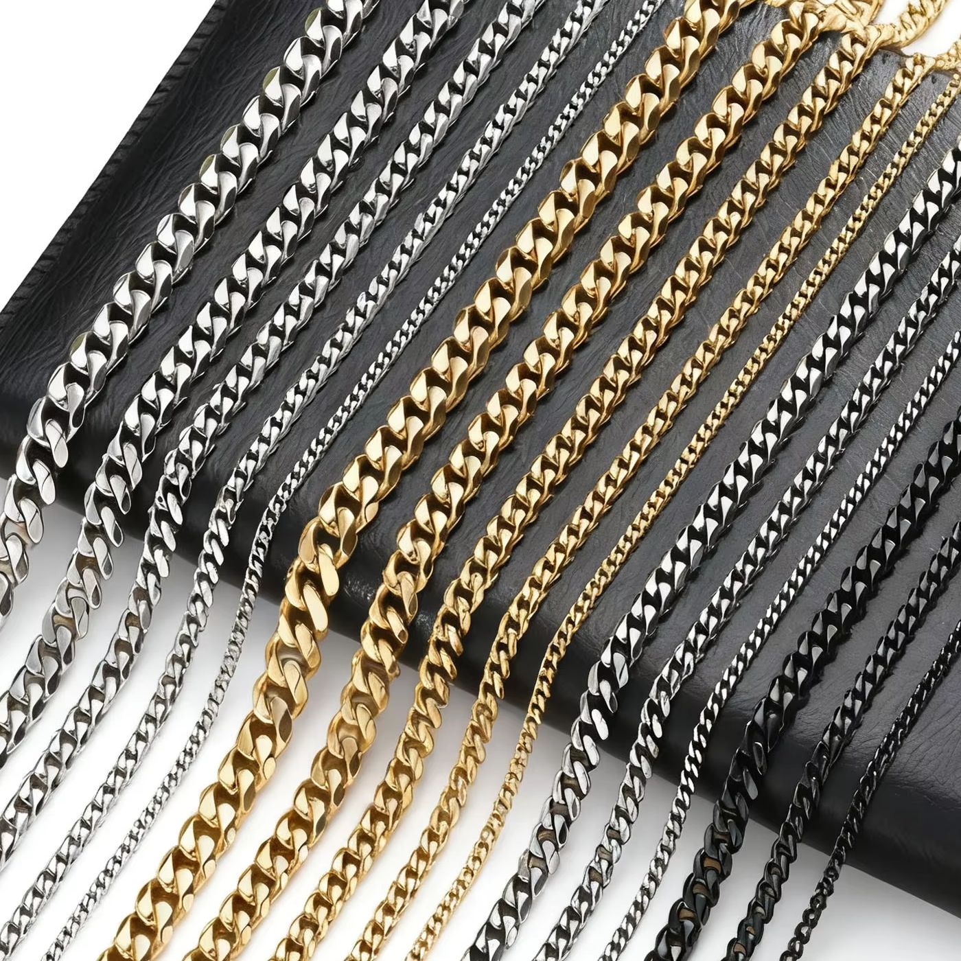 3-11MM クラシックキューバンチェーンネックレス メンズ - Cuban Link Chain 12Mm のレビューと価格