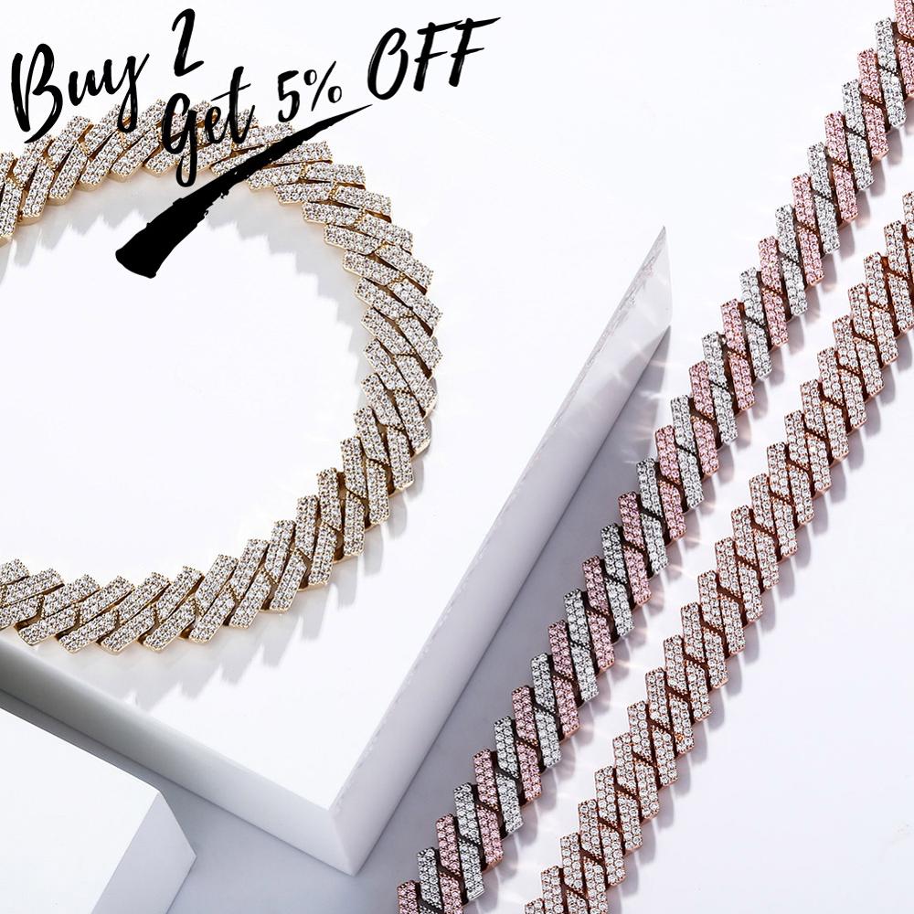 Topgrillz 12ミリメートル/14ミリメートルアイス - Cuban Link Chain 12Mm のレビューと価格